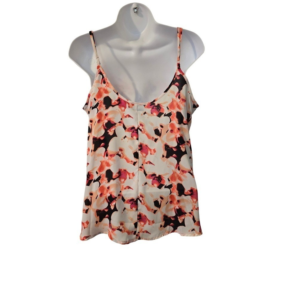 APTO‎ ESSENTIALS Floral Print Sleeveless Tank Top Blouse Women's XL /0144